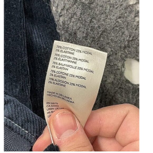 Anthropologie Collette Corduroy Trousers size 20W - Picture 4 of 4